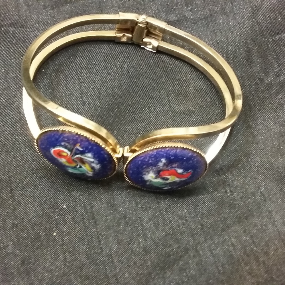 Vintage enamel bracelet